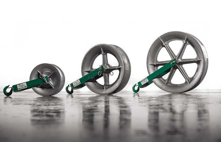 Poulie de câble type crochet 12″