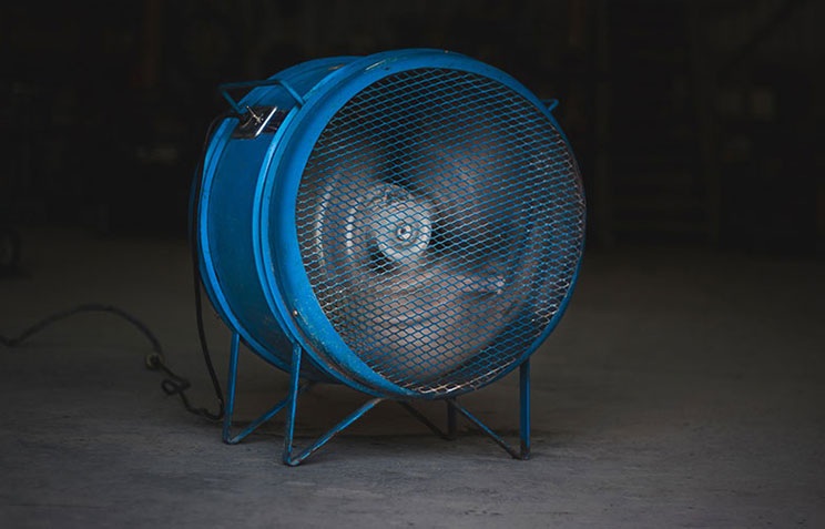 Ventilateur baril au sol 20&Prime;